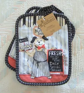 Set portapacchi per cani Kay Dee modello macellaio shoppe - Foto 1 di 2