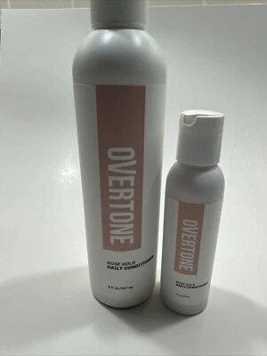 Acondicionador diario 2X-Overtone Rose Gold - 8 fl. oz.  Y 2 fl. oz.  Nuevo precintado Foto 1 de 4