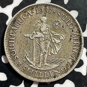 1937 South Africa 1 Shilling Lot#E9227 Silver! - Picture 1 of 2