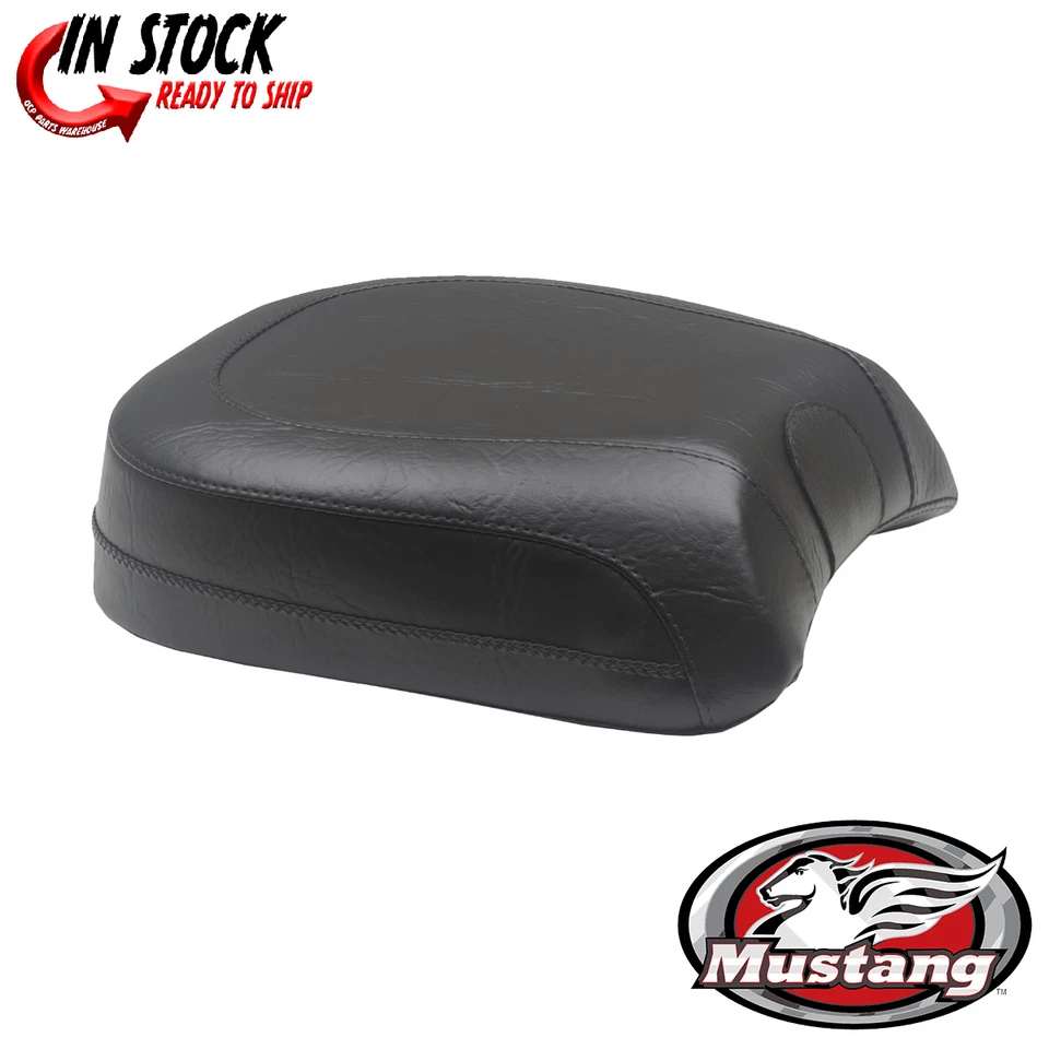 Asiento de turismo ancho empotrado Mustang negro sin tacos 0810-2394 Foto 1 de 1