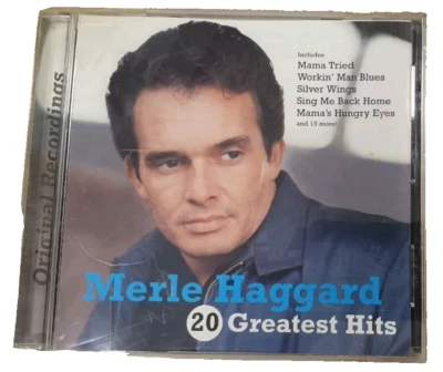Merle Haggard - 20 Greatest Hits **2002 EU Import 20 Track CD Album** VGC - image 1 of 4