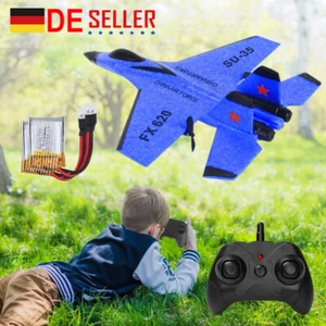 RC ferngesteuertes Kämpfer Modell-Flieger mit Akku 2,4GHz Fernsteuerung LED DHL - Bild 1 von 18