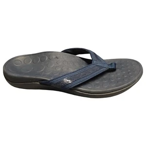 Sandalias chanclas Orthaheel para mujer azul marino correas de nailon liso suela de goma sin cordones - Imagen 1 de 13
