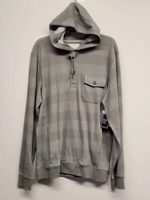 Sudadera con Capucha Pullover EZEKIEL CROSSOVER Para Hombre - Gris - Mediana - Nueva con Etiquetas - ÚLTIMA IZQUIERDA Foto 1 de 4
