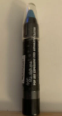 Hedy's Ma.nish.ma Pop Art Expressive Eyes Automatic Crayon New Mexico Turquoise - Image 1 of 2