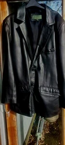 Hide Park Leather Black Jacket In Great Condition Size Xl - Picture 1 of 4