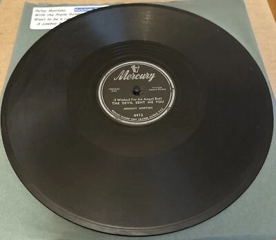 Mercury 78 RPM Johnny Horton - The Devil Sent Me You 6412 V+ rockabilly Foto 1 de 2