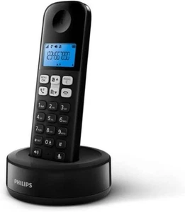 PHILIPS D1611B DECT Schnurloses Telefon Schwarz Verpackung beschädigt - Bild 1 von 4