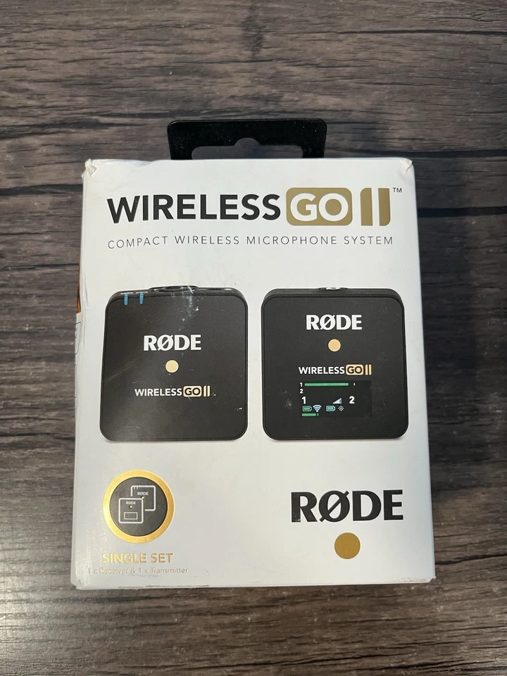 RODE Wireless GO II Single Set Compact Microphone System NEW SEALED - Fast Ship - Image 1 of 1