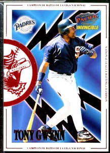 Tony Gwynn Card 1998 Pacific Invincible Interleague Players #5N - Picture 1 of 2