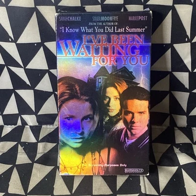I've Been Waiting for You VHS Tape 1999 Sarah Chalke Horror Slasher Holographic - Image 1 of 4