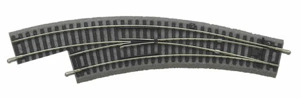 Piko 55422 HO Roadbed Left Curved Switch A-Track BWL R2/R3 - Image 1 of 1