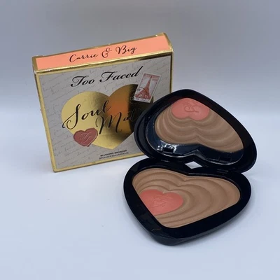 Too Faced Soul Mates Blushing Bronzer CARRIE & BIG Makeup Sex and The City NIB - Image 1 of 4
