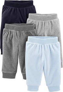 Simple Joys by Carter's 0-3 Months, Dark Grey/Grey Heather/Light Blue/Navy - Picture 1 of 7
