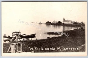 St Regis on the St Lawrence, NY RPPC Vintage New York Echtfoto Postkarte - Bild 1 von 2