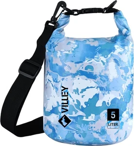 VILLEY Dry Bags Waterproof 5L Roll Top Sack Keeps Gear Dry Lightweight Dry Sacks - Picture 1 of 9