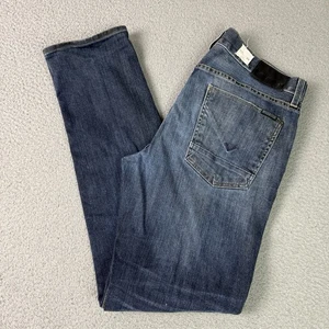 Hudson Blake Jeans Mens 34x31 Blue Slim Straight Denim Stretch Casual Pants Read - Picture 1 of 22
