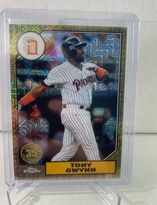 2022 Topps Series 1 - 1987 Topps Chrome Silver Pack Series 1 Mojo Tony Gwynn /50 - Picture 1 of 2