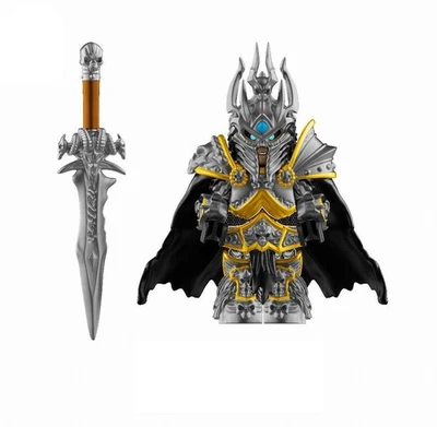 World of Warcraft Lich King / Game /  Klemmbaustein Custom Minifigur MOC ✅ Neu - Bild 1 von 4