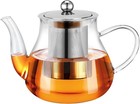 Heat Resistance Glass Teapot 1200/800/400ML with removable Infuser, Tea Kettle