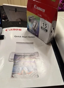 Canon I70 Color Bubble Jet Printer for Parts  not sure if it works no power cord - Picture 1 of 3