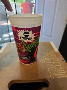 Vintage 1996 Goosebumps Promo Pepsi Ad. Hard Plastic Cup. VERY RARE!! (Used) - Picture 1 of 6