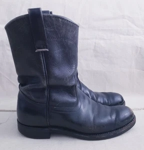 Vintage Red Wing Pecos Black Leather Boots Western Workwear Men’s Size 8   - Picture 1 of 10