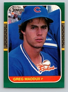 1987 Donruss Greg Maddux The Rookies #52 Cubs - Bild 1 von 2