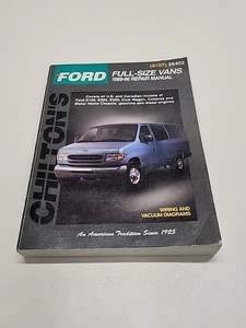 1989-1996 CHILTON Ford Full Size Vans Repair Manual 26402 Wiring Diagrams  - Picture 1 of 16