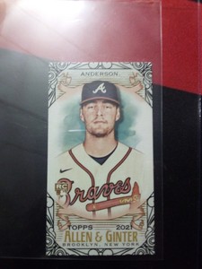 2021 Topps Allen & Ginter's Mini Black Border Ian Anderson #149 RC