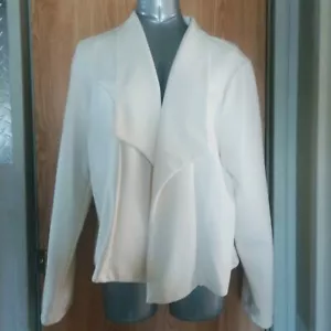 NWOT Yummy Plus Open Front Cardigan Cream/Ivory Long Sleeve - Picture 1 of 10