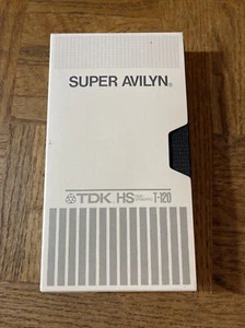 TDK T-120 HS Super Avilyn Brand New VHS - Picture 1 of 4