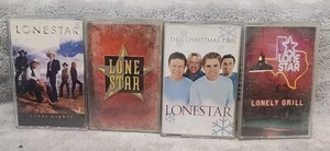 LONESTAR 4 CASSETTE TAPE LOT LONELY GRILL, CRAZY NIGHTS & MORE TESTED - Bild 1 von 2