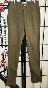 Taylor Stitch Size 28 The Slim Chino Organic Olive Green Pants - Used Excellent - Picture 1 of 9