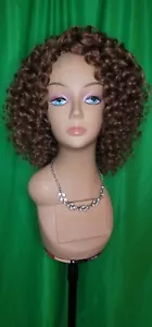 CLEARANCE SALE!! New Handmade Freetress Ringlet Wand Curl Crochet Wig Color #30 - Picture 1 of 5