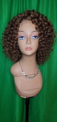 Nueva peluca de ganchillo rizado varita ringlet hecha a mano color #30 Foto 1 de 4