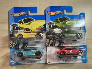 Hot wheels bundle new x 4 rare vintage '70 Toyota Celica JDM collection 2013/14 - Picture 1 of 13