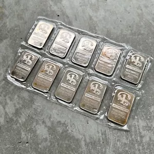 10 x 1 oz .999 Silver Northwest Territorial Mint bar – Sealed Sheet - Picture 1 of 2