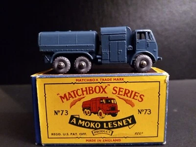 Matchbox#73 RAF 10 Ton Pressure Refueller 1959 Rare First Casting In Orig B5 Box - Image 1 of 4