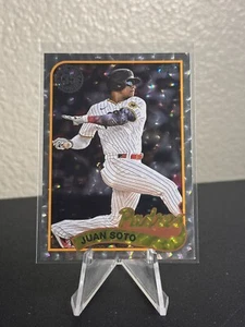 2024 Topps Series 1 Juan Soto Silver Crackle Foil Parallel #89B-4 Padres🔥 - Picture 1 of 2