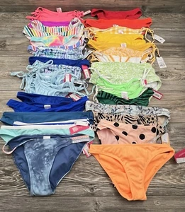 Lot Of 40 NEW Bathing Suit Bikini Bottoms Reseller Bundle Lot Assorted Sizes - Picture 1 of 12