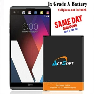 UPGraded AceSoft 5520mAh Displaceable Battery for Verizon LG V20 VS995 Phone USA - Picture 1 of 1