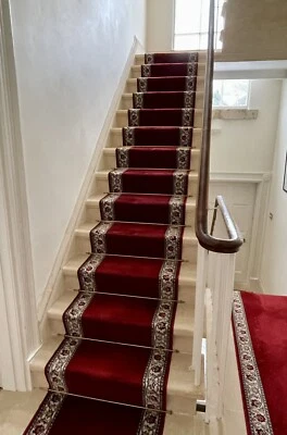 varillas de escalera antiguas de latón macizo, 32 piezas Foto 1 de 4