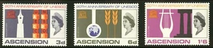 Ascension 1967 Scott # 108-110 Mint Never Hinged Set - Picture 1 of 1