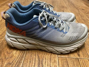 W Size-10D Hoka One One Womens Clifton 6 Blue/White Running Shoes Sneakers🔥🔥🔥 - Picture 1 of 8