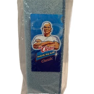 Cabezal de repuesto MR. CLEAN Classic Butterfly Mop esponja absorbente azul SELLADO - Imagen 1 de 7