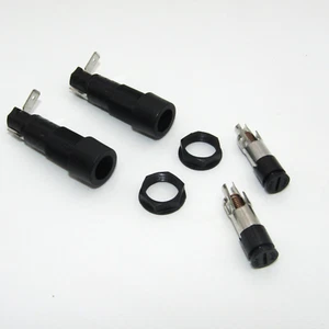 ( 2 PCS ) NEW Littelfuse Fuse Holder 10 A 250V 1 Circuit Cartridge Panel Mount - Picture 1 of 1