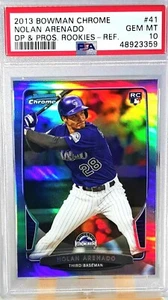 NOLAN ARENADO ROOKIE 2013 BOWMAN CHROME PROSPECTS *PSA 10* RIFRATTORE #41 - Foto 1 di 2