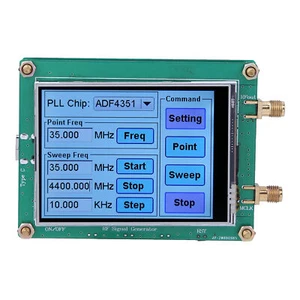 Nuevo Generador Pantalla Táctil Completa RF Frecuencia de Barrido PC Control ADF4351 - Imagen 1 de 9