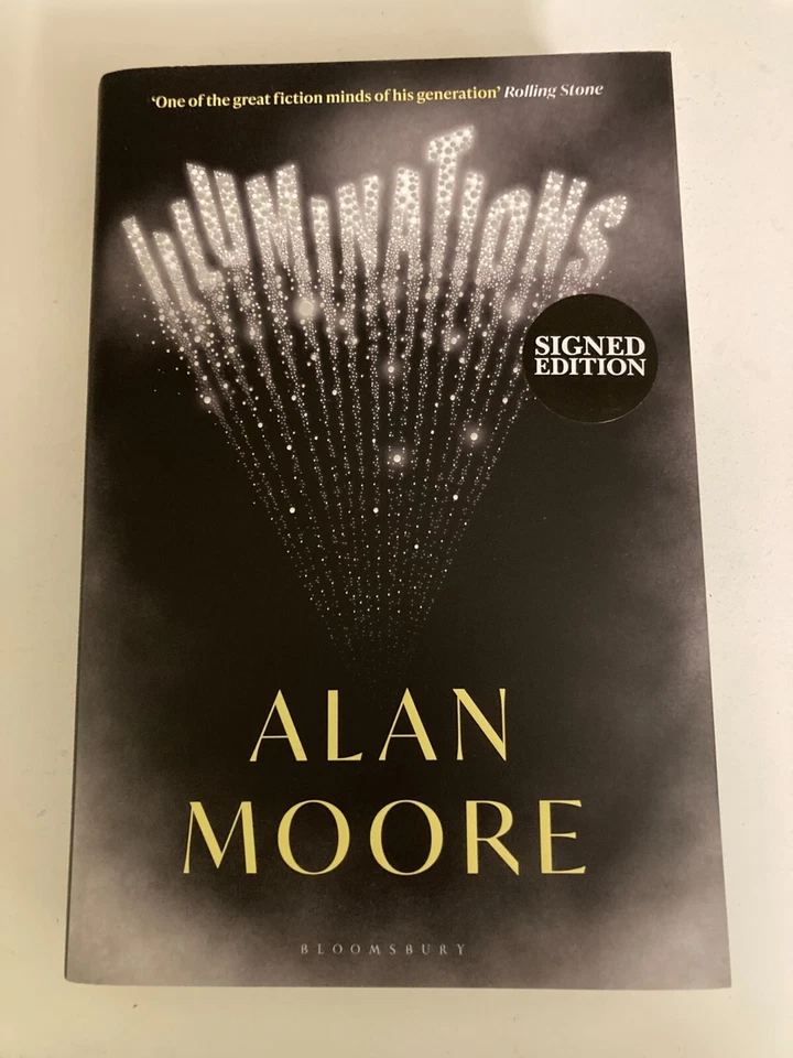Illuminations by Alan Moore (2022, HC) SIGNED 1st UK Print Like New Sprayed Edge Foto 1 de 4